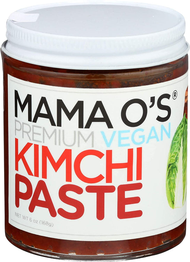 Mama O's Premium Kimchi - Paste Kimchi, 6 oz (Pack of 6) - Dairy & Wheat Free