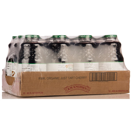 Renew Juice Company Organic Tart Cherry Juice, 32 Fl Oz Bottles, Pack of 6