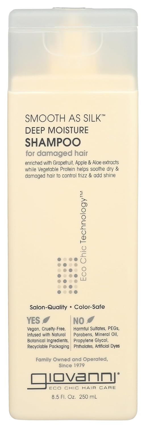 Giovanni Smooth As Silk Deep Moisture Shampoo, 2 fl. oz., 12 Pack