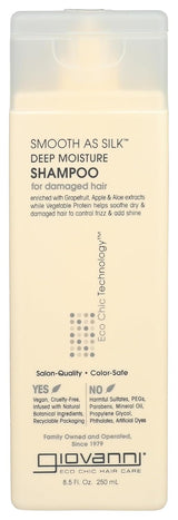 Giovanni Smooth As Silk Deep Moisture Shampoo, 2 fl. oz., 12 Pack