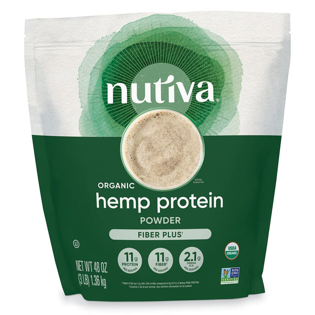 Nutiva Organic Hemp Protein Hi-Fiber, 3 Lbs - Cozy Farm 