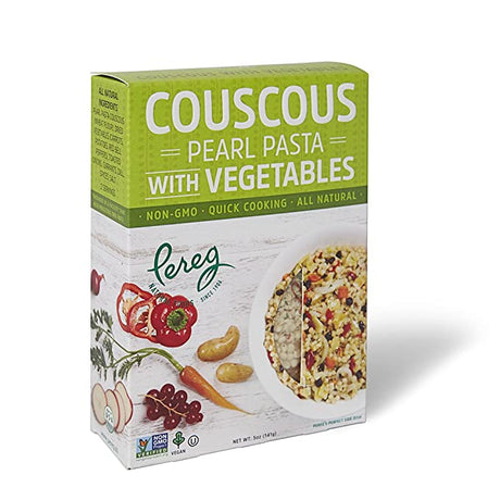 Pereg - Pearl Couscous W/veggies - Case Of 6-5 Oz - Cozy Farm 