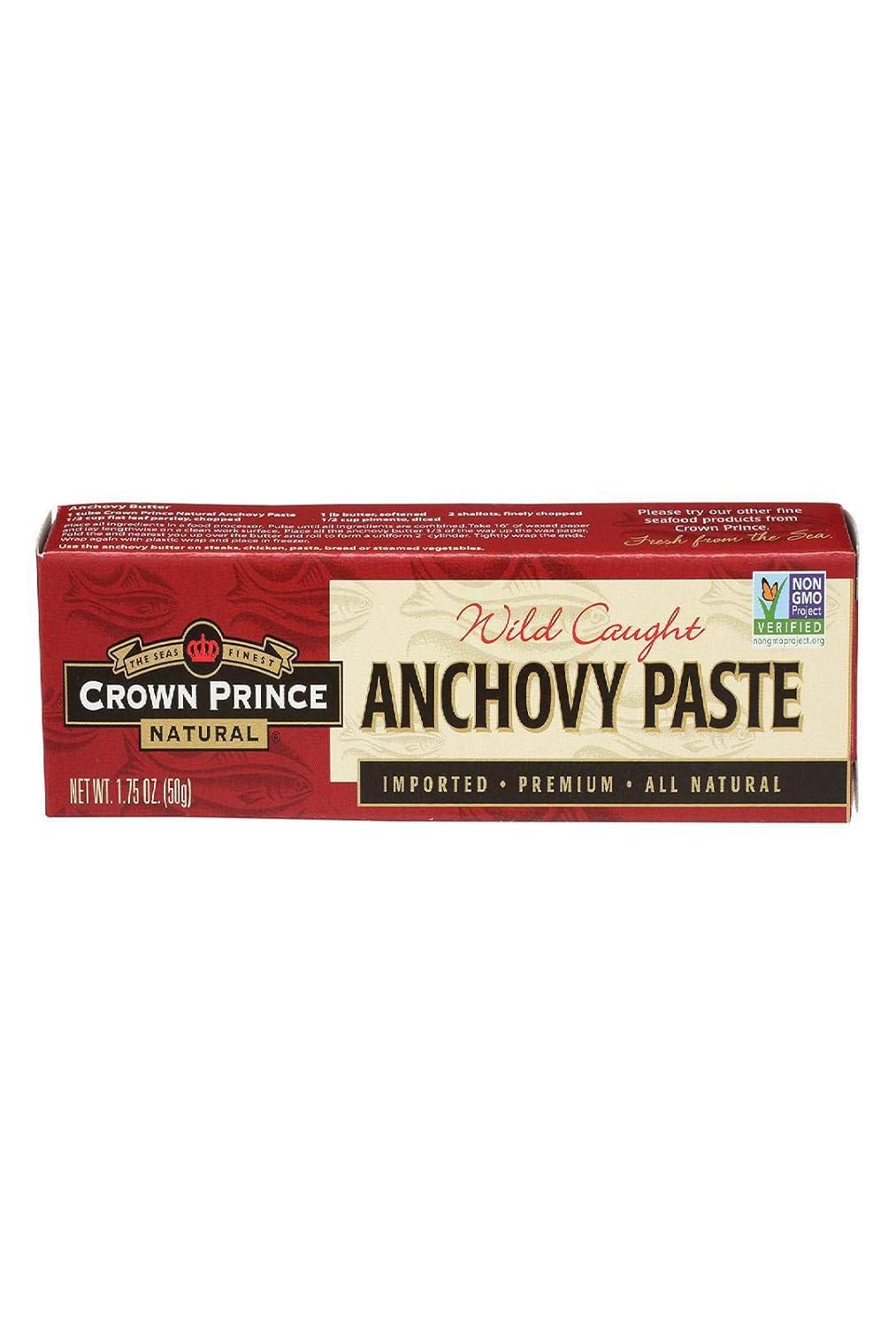 Crown Prince Anchovy Paste, Case of 12 (1.75 oz each)