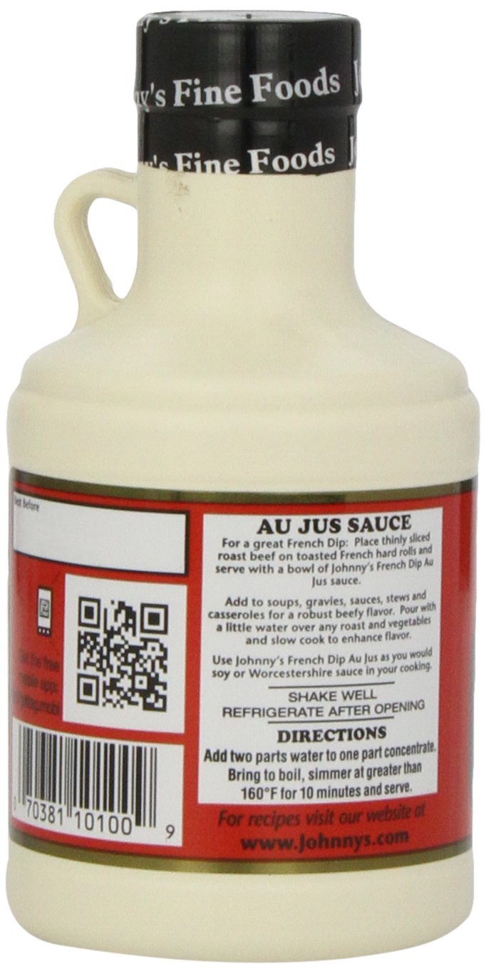 Johnny's French Dip Au Jus Sauce, 8 oz, Case of 6