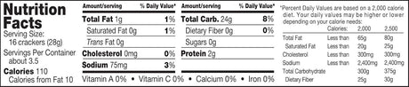 Ka'me Original Rice Crackers, 3.5 oz. Single Serve Pack, Pack of 12