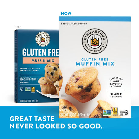 King Arthur Classic Muffin Mix, 6 Boxes of 16 oz Each