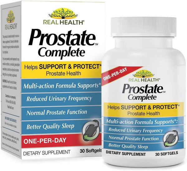 Real Health Prostate Complete (30 Softgels) | Supports Prostate Function. - Cozy Farm 