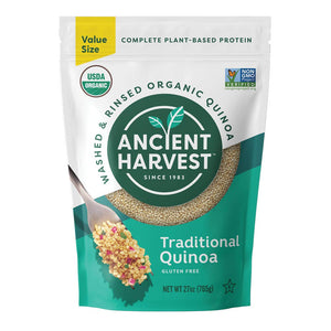 Ancient Harvest Organic Traditional White Quinoa Pack of Six 27oz Bags