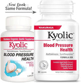 Kyolic Aged Garlic Extract, Blood Pressure Health Formula 109, 80 Capsules
