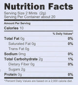 Vermints Sugar-Free All Natural Gingermint Candy Drops, 1.41 Oz, Pack of 6
