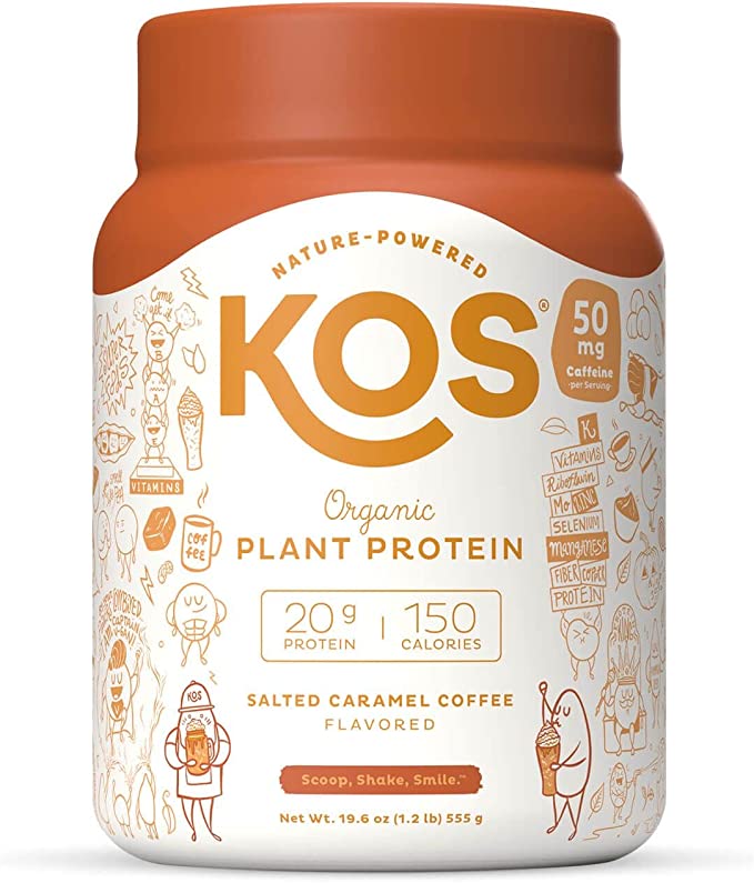 Kos Protein Powder Caramel Coffee - 19.6 Oz - Cozy Farm 