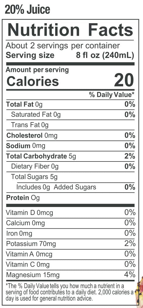 真仙人掌水 - 仙人掌果 - 12 包 - 每包 16.9 盎司