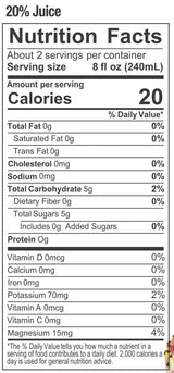 真仙人掌水 - 仙人掌果 - 12 包 - 每包 16.9 盎司
