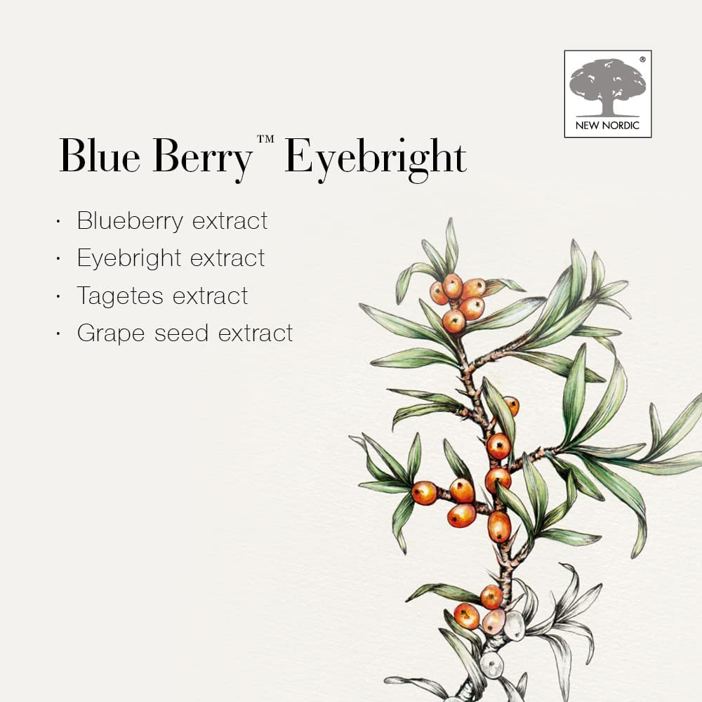 New Nordic Blueberry Eyebright (60 Tablets) - Cozy Farm 