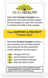 Real Health Prostate Complete (30 Softgels) - Cozy Farm 