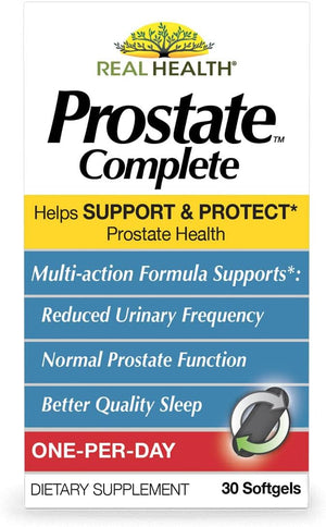 Real Health Prostate Complete (30 Softgels) | Supports Prostate Function. - Cozy Farm 