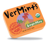 Vermints Sugar-Free All Natural Gingermint Candy Drops, 1.41 Oz, Pack of 6
