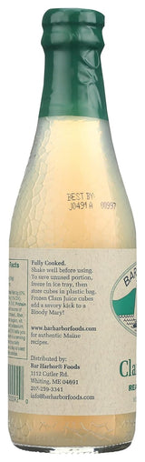 Bar Harbor Select Clam Juice, 8 fl oz, 12-Pack