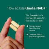 Qualia NAD+ Optimized Aging Supplement, 42 Capsules