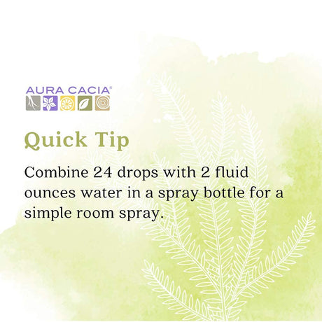 Aura Cacia Pure Tea Tree Essential Oil, 100% Natural, Cleansing & Purifying, 2 fl oz