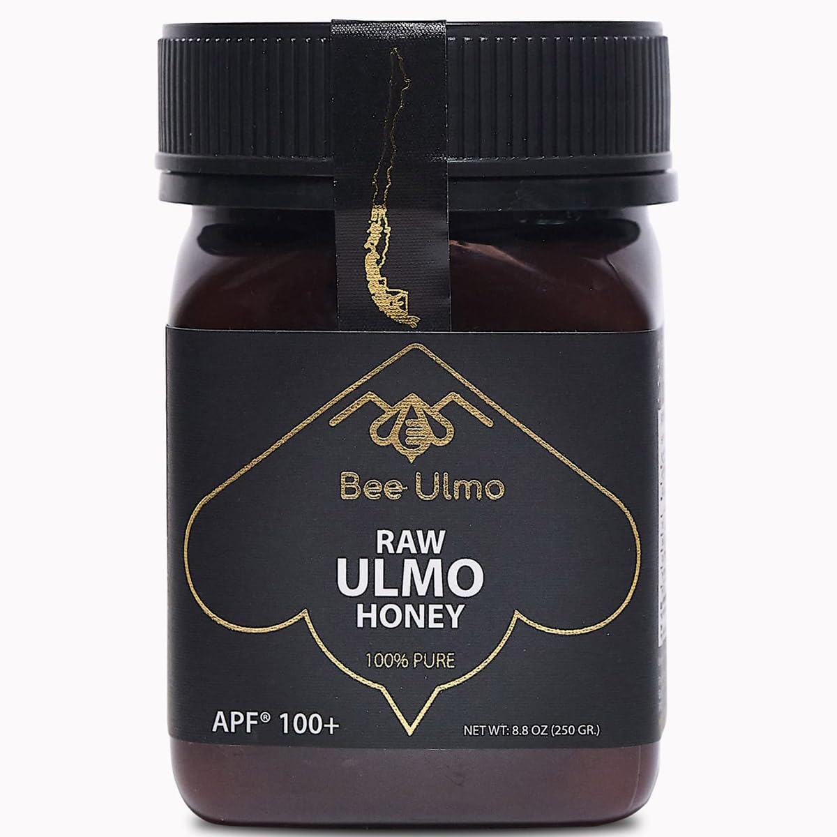Bee Ulmo - Raw Honey APF 100, 8.8 oz (Pack of 12) - Chilean Kosher Honey