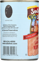 Santa Barbara Black Pitted Olives, 12 x 5.75 Oz.