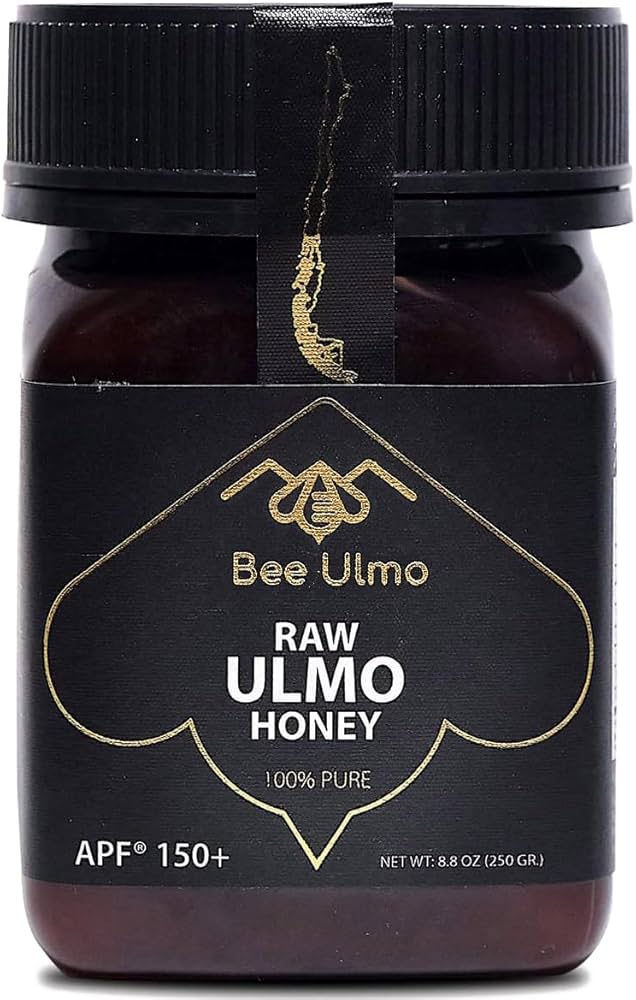 Bee Ulmo - Raw Honey AFP 150, 8.8 oz (Pack of 12) - Chilean Kosher Honey