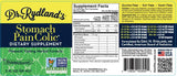 Dr. Rydland's Stomach Pain Colic dietary supplement label with supplement facts and branding details.