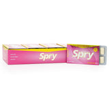 Spry Xylitol Chewing Gum, Natural Bubblegum Flavor, Sugar Free, Gluten Free, 10 Pieces per Pack, Case of 20