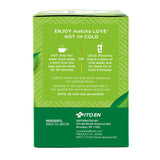 Matcha Love Traditional Green Tea Bags, Organic Japanese Matcha, 10 Bags per Box, Pack of 6