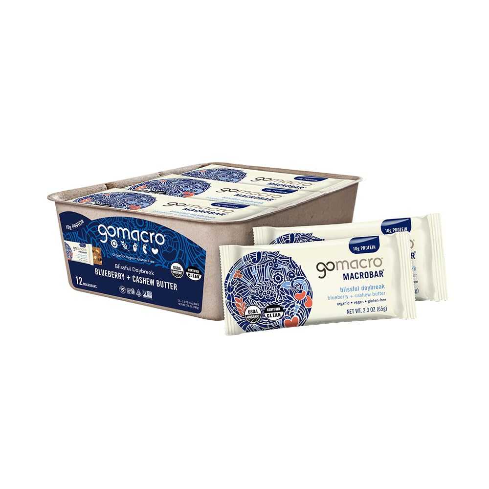 Gomacro: Organic, Vegan, Non-GMO Energy & Protein Bars