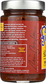 Frontera Foods Chipotle Salsa, Case of 6, 16 oz, Authentic Mexican Flavor