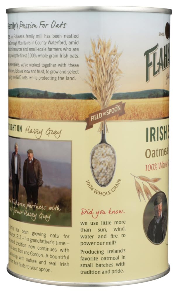 Flahavan's Irish Steel Cut Oatmeal, Pack of 6, 28 Oz.