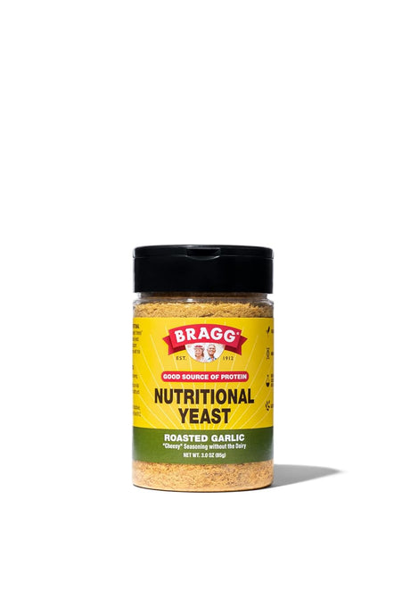 Bragg - Roasted Garlic Nutritional Yeast, 3 oz (Pack of 6) - Cheesy Garlic Seasoning