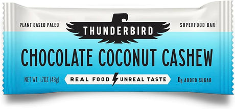 Thunderbird Bar Chocolate Coconut Cashew - 1.7 Oz - Case of 12 - Cozy Farm 