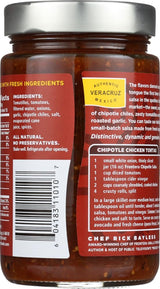 Frontera Foods Chipotle Salsa, Case of 6, 16 oz, Authentic Mexican Flavor
