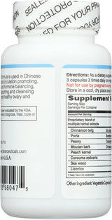 Balanceuticals Ovary & Uterus Clean, 60 Capsules, 500 mg