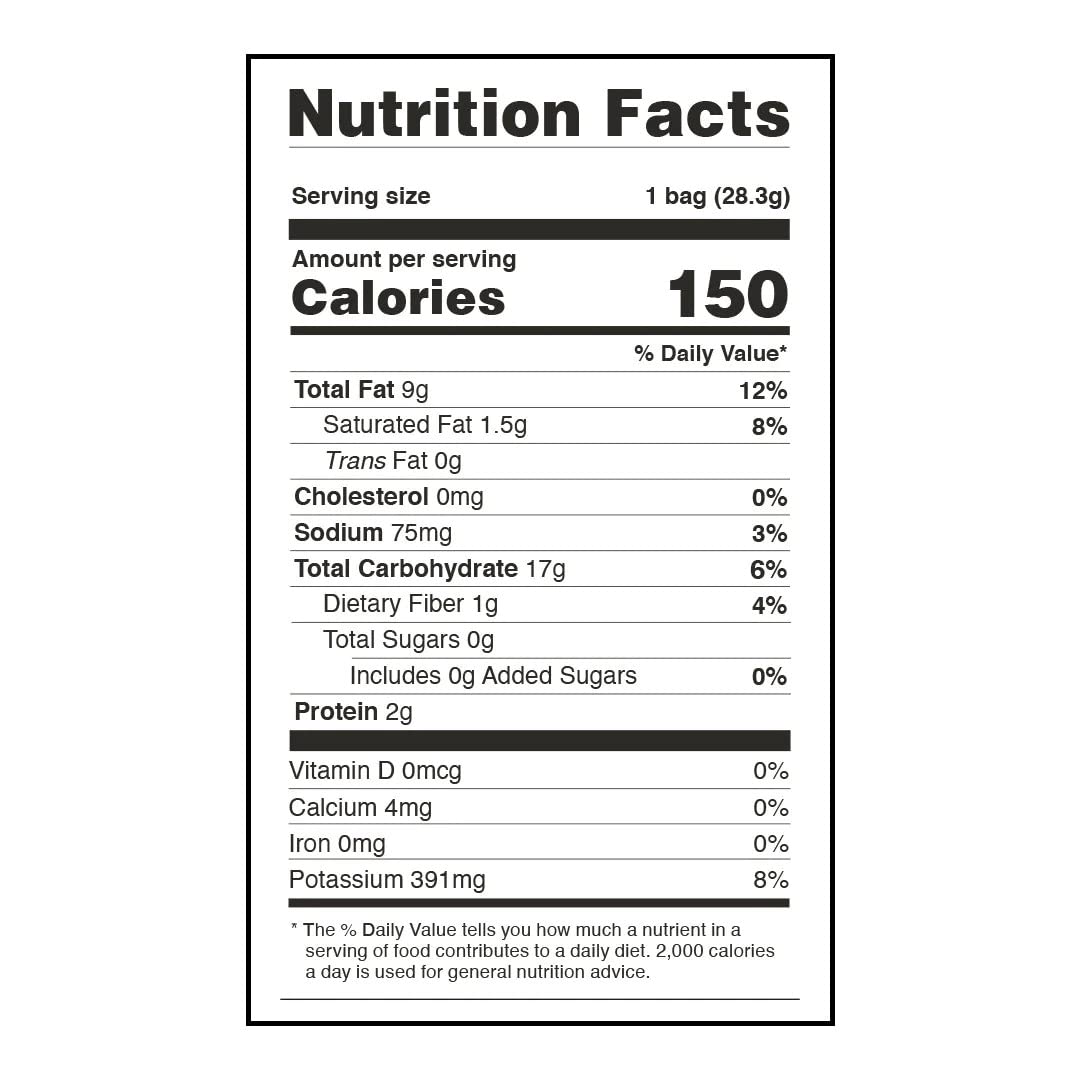 Good Health Avocado Oil Chips with Sea Salt, 5 oz, Pack of 12