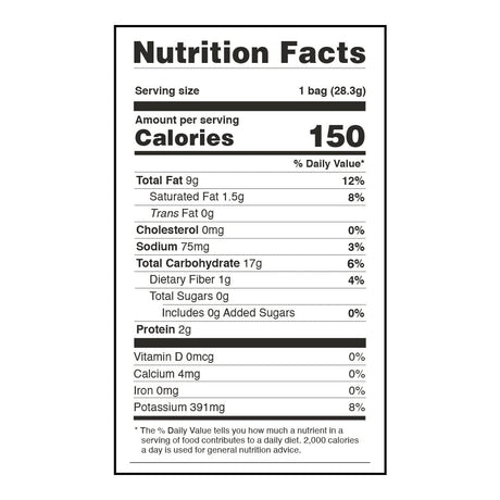 Good Health Avocado Oil Chips with Sea Salt, 5 oz, Pack of 12