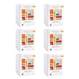 Six boxes of Rishi Masala Chai tea on a white background