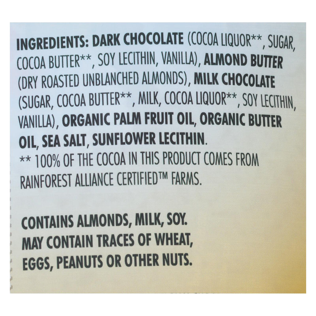 Chocolove XoxoX (Pack of 8) Dark Chocolate Almond Butter Fill 7.05oz - Cozy Farm 