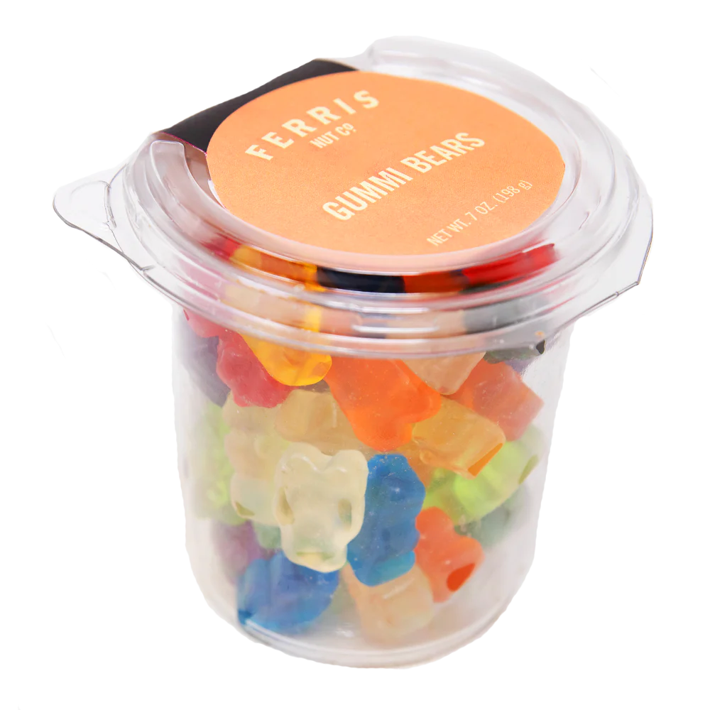 Ferris Nut Co. - Gummi Bears, 7 oz (Pack of 12) - Chewy Fruit Flavors