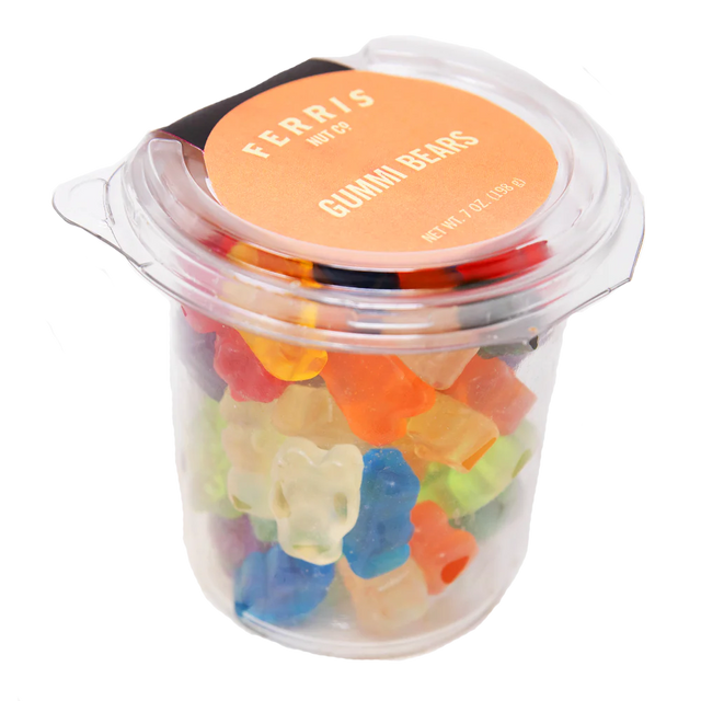 Ferris Nut Co. - Gummi Bears, 7 oz (Pack of 12) - Chewy Fruit Flavors