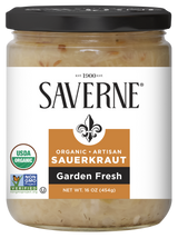 Saverne - Organic Kraut, 16 oz (Pack of 6) - Gluten-Free Kosher