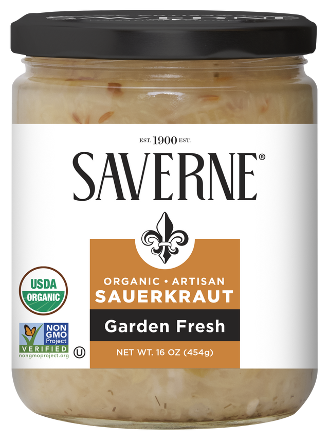 Saverne - Organic Kraut, 16 oz (Pack of 6) - Gluten-Free Kosher