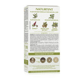 Naturtint hair color packaging with ingredient list and color chart on a white background