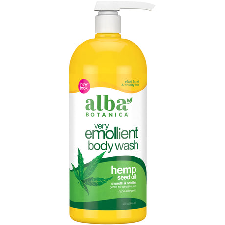 Alba Botanica Hempquility Nourishing Bath & Body Wash (32 Fl Oz) - Cozy Farm 