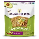 Crunchmaster - Avocado Toast Chili Lime Crackers, 3.54 oz (Pack of 12) - Gluten-Free Snacks