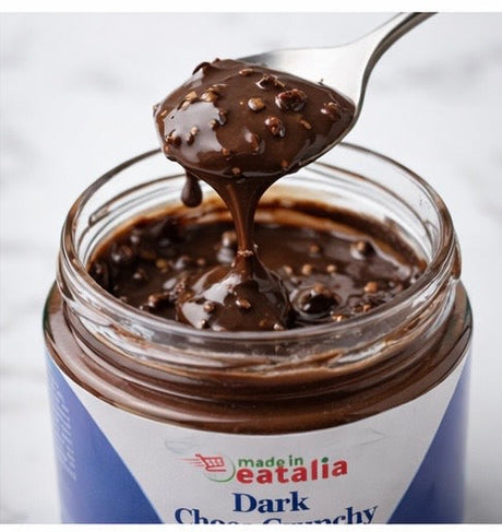 Made In Eatalia Dark Choco Crunchy Dark Chocolate Spread, 200g