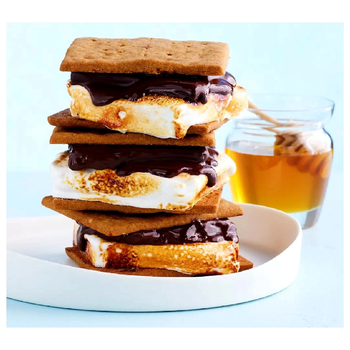 Pamela's Honey Graham Crackers, Whole Grain, 6 Pack, 7.5 Oz.